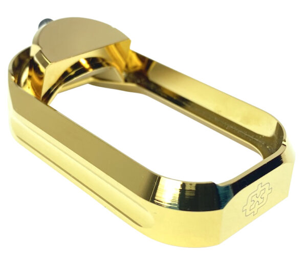 Cross Armory CRGFMWGD Flared Magwell  Compatible w/Glock Gen1-3 Gold Anodized Aluminum — view 1