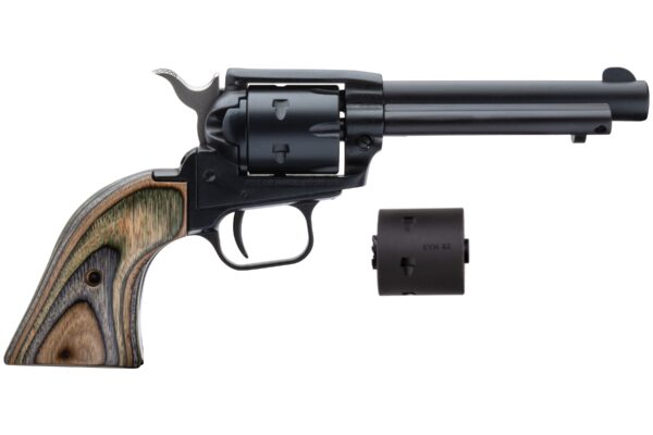 HERITAGE MANUFACTURING 22LR/22M BLK/CAMO LAM 4.75" FS — view 1