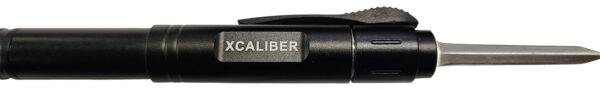 Xcaliber Knife Company  Pen Knife  1.70" OTF Dagger Stainless 440C SS Blade, 5.90" Black Aluminum Handle — view 1