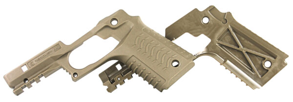 Recover Tactical CC3H-02 Grip & Rail System  Tan Polymer Picatinny for Standard Frame 1911 — view 1