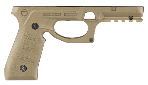 Recover Tactical BC2-02 Grip & Rail System  Tan Polymer Picatinny for Most Beretta 92 & M9 Models — view 1