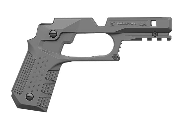 Recover Tactical CC3C-04 Grip & Rail System  Gray Polymer Picatinny for Compact 1911 — view 1