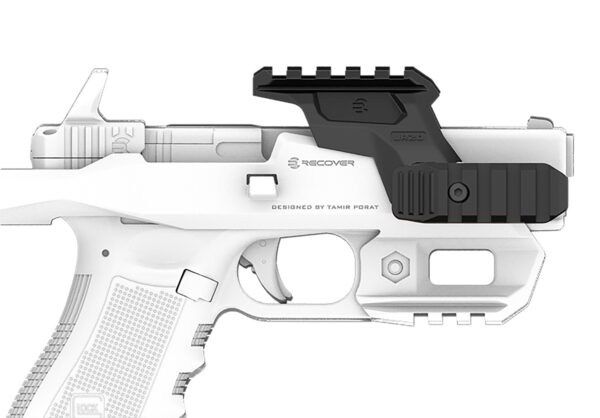 Recover Tactical UR2001 Brace Upper Rail  Black 20/20 Series Stabilizer — view 1