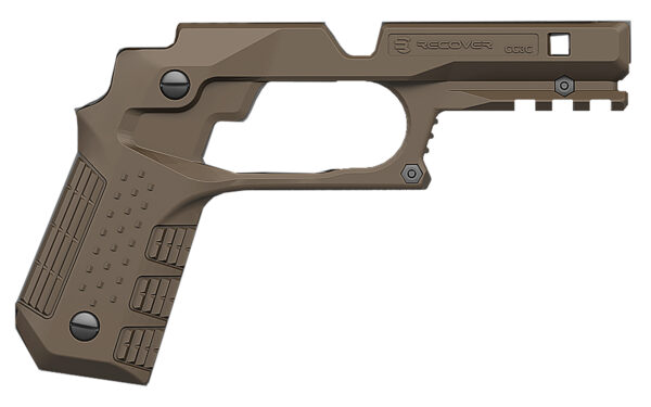 Recover Tactical CC3C02 Grip & Rail System  Tan Polymer Picatinny for Compact 1911 — view 1