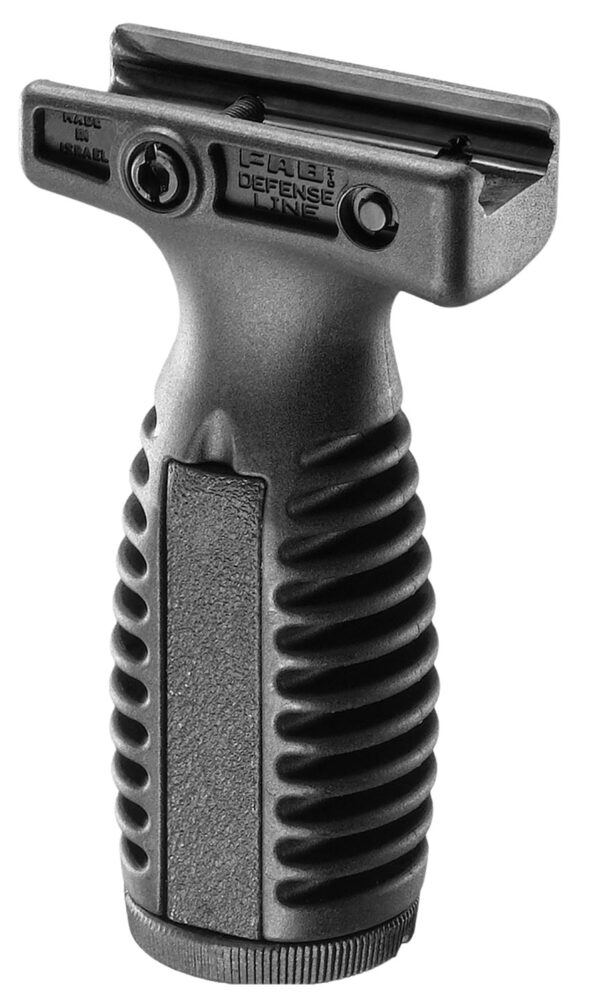 FAB Defense FXTAL4B TL-4 Tactical Vertical Foregrip Ergonomic & Ventilated w/Waterproof Anti Rattle Storage Compartment Black Fiberglass Reinforced Polymer — view 1