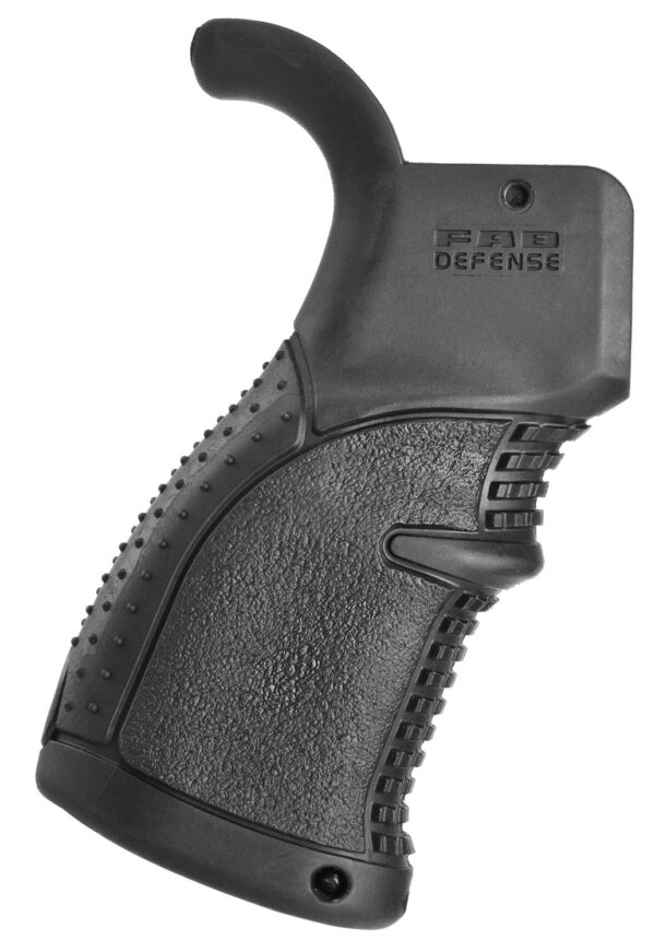 FAB Defense FXAGR43B AGR-43 Ergonomic Rubberized Pistol Grip for AR-15/ M16/ M4 Black Polymer — view 1