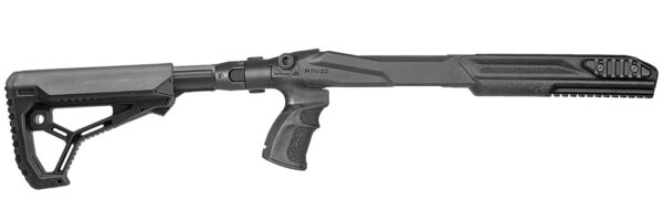 FAB Defense FXM4R1022B M4 Conversion Kit Chassis, Black, Adj. Folding GL-CORE Stock, Finger Groove Pistol Grip, Pic. Accessory Rails, Fits Ruger 10/22 (Standard & Bull Barrels) — view 1