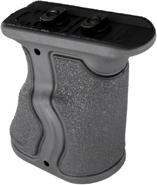FAB Defense FXGRADMB Gradus Ergonomic Forward Grip Angled, Black Polymer with Rubber Overmold, Fits M-Lok Rail — view 1