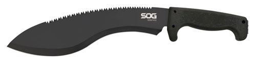 SOG MACHETE SOGFARI KUKRI - BLACK W/SHEATH — view 1