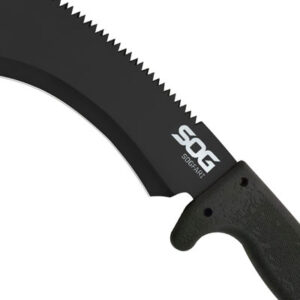 SOG MACHETE SOGFARI KUKRI - BLACK W/SHEATH — view 2