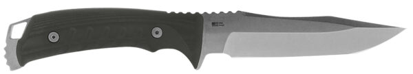 S.O.G SOG-UF1001-B Pillar  5" Fixed Clip Point Plain Stonewashed S35VN SS Blade Black Canvas Micarta Handle Includes Sheath — view 1
