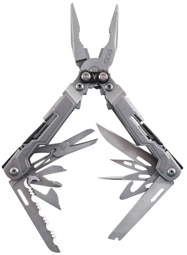S.O.G SOG-PP1001-CP PowerPint  Stonewashed Stainless Steel 5Cr15MoV Stainless Steel Long Features 18 Tools — view 1