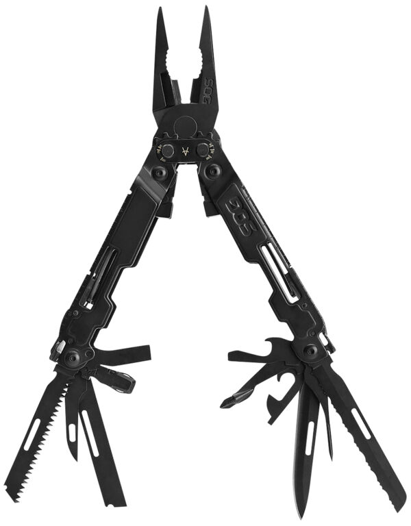 S.O.G SOGPA2002CP PowerAccess Deluxe Black Stainless Steel 21 Tools w/Sheath — view 1