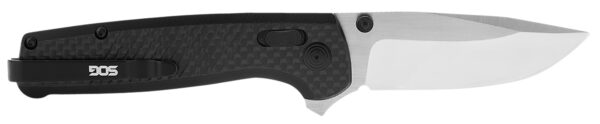 S.O.G SOGTM1025BX Terminus XR 2.95" Folding Clip Point Plain Satin CPM S35VN SS Blade Black G10/Carbon Fiber Handle Features Box Packaging Includes Belt Clip — view 1