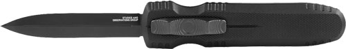 SOG KNIFE PENTAGON OTF - BLACKOUT 3.79" DBL EDGE BLADE — view 1
