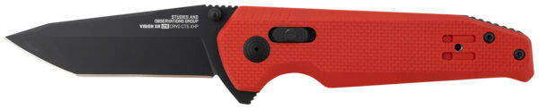 S.O.G SOG12570857 Vision XR LTE 3.36" Folding Tanto/Straight CTS XHP Blade G10 Handle Includes Belt Clip — view 1