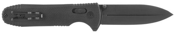 S.O.G SOG12610557 Pentagon XR LTE 3.60" Folding Spear Point Graphite TiNi Cryo CTS XHP Blade/Black G10 Handle Includes Belt Clip — view 1