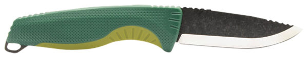 S.O.G SOG17410257 Aegis AT 3.13" Folding Drop Point Part Serrated Black TiNi Cryo D2 Steel Blade, OD Green Textured GRN Handle — view 1