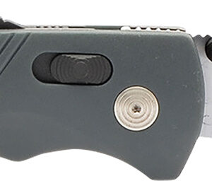 S.O.G SOG11181141 Flash AT EDC 3.45" Folding Plain Satin Cryo D2 Steel Blade, Urban Grey GRN Handle, Peg Box Pkg