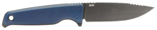 S.O.G SOG17790157 Altair FX  3.40" Fixed Clip Point Plain Satin TiCN Cryo CPM 154 SS Blade, Squid Ink Black GRN Handle, Includes Sheath — view 1