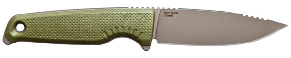 S.O.G SOG17790357 Altair FX 3.40" Fixed Plain Satin TiNi Cryo CPM 154 SS Blade/ Field Green GRN Handle — view 1