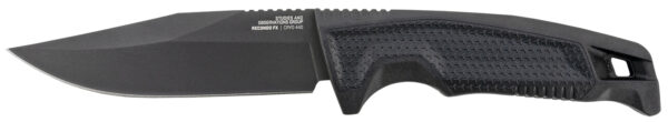 S.O.G SOG17220157 Recondo FX 4.60" Fixed Plain Satin TiNi Full Tang Cryo 440C SS Blade/ Black Overmolded GRN Handle — view 1