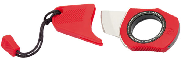 S.O.G SOG18300143 Rapid Rescue  Red Aluminum Stonewashed Blade — view 1