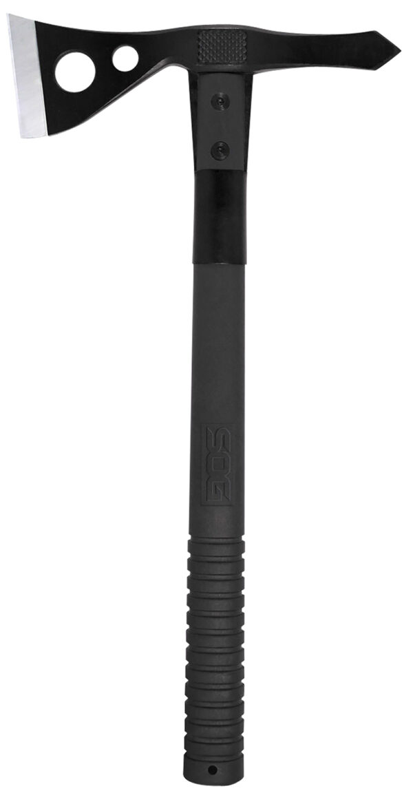 S.O.G SOGF01TNCP Tactical  2.75" Blade 420HC SS Blade Black Side Hammer Checkering GRN Handle 15.75" Long Tomahawk — view 1