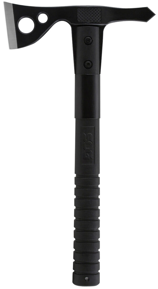 S.O.G SOGF06TNCP FastHawk  2" Blade 420HC SS Blade Black Side Hammer Checkering w/"SOG" GRN Handle 12.50" Long Tomahawk — view 1