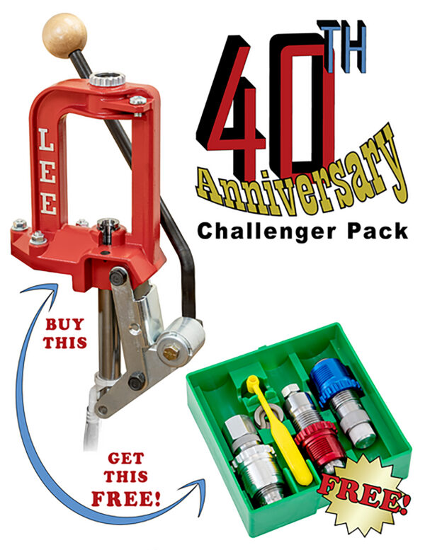 Lee Precision 92134 Challenger Press 40th Anniversary w/Breech Lock 9mm Dies — view 1