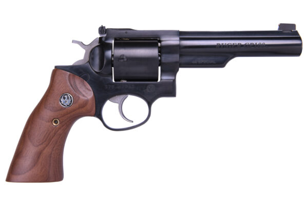 RUGER GP100 44SPC BLUE 5" HALF LUG — view 1