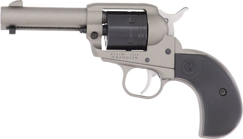 RUGER WRANGLER 22LR 3.75" - FS 6-SH SILVER BIRDSHEAD GRIP — view 1