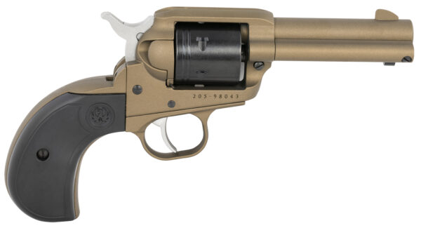 Ruger 2017 Wrangler  22 LR 6 Shot 3.75" Burnt Bronze Cerakote Steel Barrel, Burnt Bronze Cerakote Aluminum Frame, Black Cerakote Cylinder, Black Birdshead Grip, Exposed Hammer — view 1