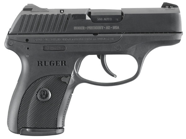 Ruger 3253 LC380 *CA Compliant 380 ACP 7+1 3.12" Black Steel Barrel, Black Oxide Serrated Steel Slide, Black Polymer Frame, Black Polymer Grip, Right Hand — view 1