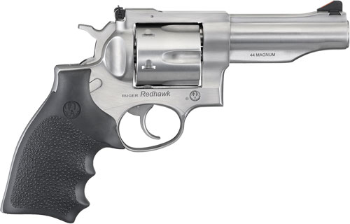 RUGER REDHAWK 44 REM MAG 4.2" - STAINLESS RUBBER ADJUSTABLE — view 1