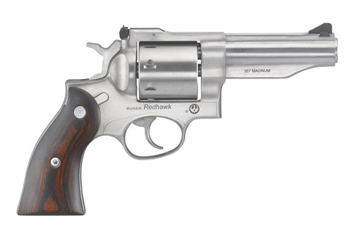 RUGER REDHAWK 357MAG 4.20" AS - STAINLESS WOOD 8-SHOT — view 1