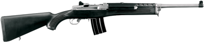 RUGER MINI-14 RANCH 5.56MM - S/S BLACK SYN W/5RND MAGAZINE — view 1