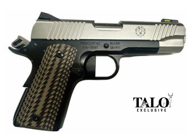 SR1911 CCO 9mm 4.25"  SS/Blk G10 7rd TALO — view 1