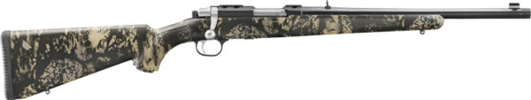 RUGER 77/44 44REM MAGNUM - BLUE SYN W/RINGS THREADED — view 1