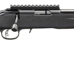 Ruger  American  22 LR 10+1 16.10" Satin Blued Threaded Barrel, Satin Blued Alloy Steel Receiver w/Picatinny Rail, Black Adj LOP Synthetic Stock