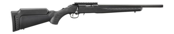 Ruger  American  22 LR 10+1 16.10" Satin Blued Threaded Barrel, Satin Blued Alloy Steel Receiver w/Picatinny Rail, Black Adj LOP Synthetic Stock — view 1