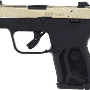 RUGER LCP MAX 380ACP FRONT - NIGHT SGT CHAMPAGNE PVD SLIDE — view 2