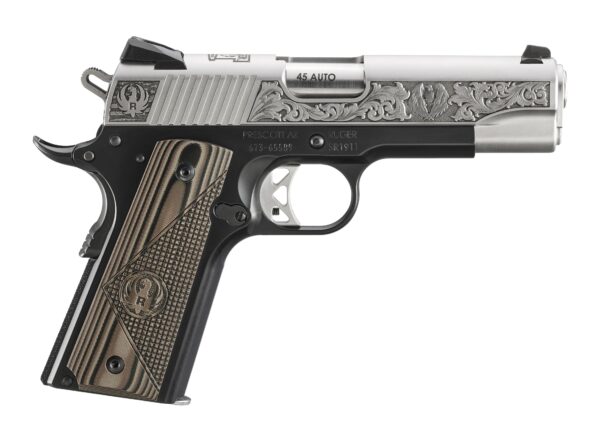 RUGER SR1911 CMDR 45ACP BROWN GRIP — view 1