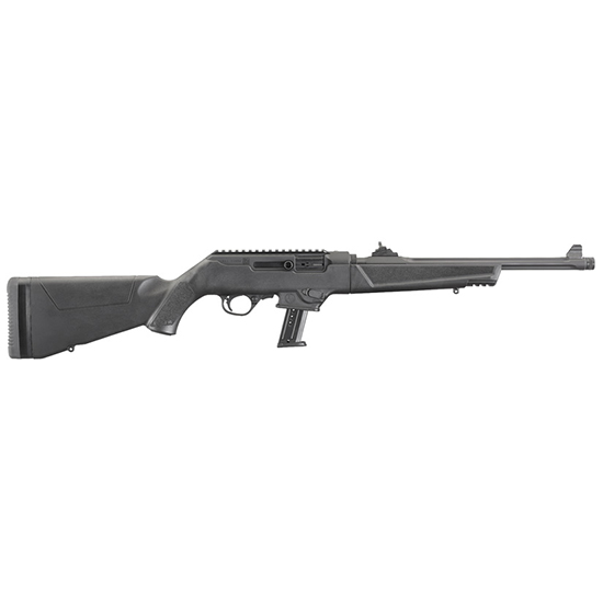 RUG PC CARBINE 9MM 16 FLTD TB BLK SYN 17RD — view 1