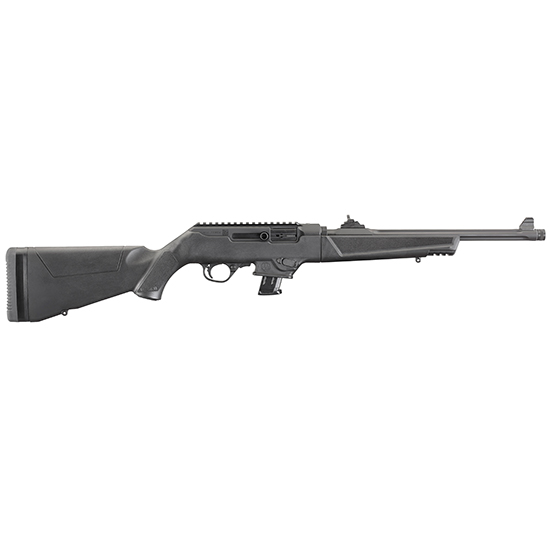 RUG PC CARBINE 9MM 16 FLTD TB BLK SYN 10RD — view 1