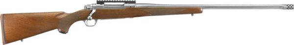 RUGER HAWKEYE HUNTER 300 WIN - MAG STAINLESS WALNUT THREADED — view 1