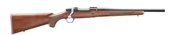 RUGER HAWKEYE HUNTER 243 WIN - 16.6" BLUE WALNUT THREADED — view 1