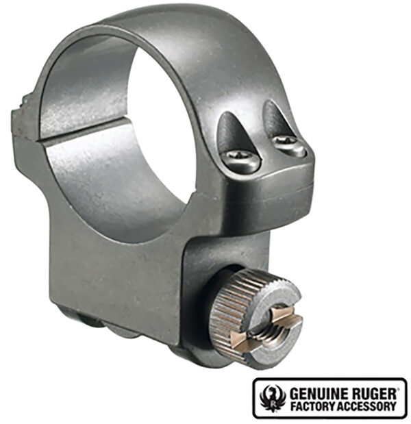 Ruger 90294 4KTG Scope Ring  Silver 1" Medium — view 1