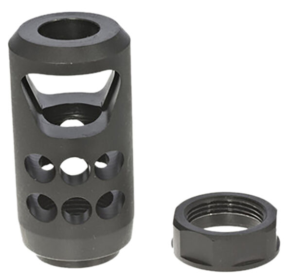 Ruger 90641 American Muzzle Brake Black Matte Steel 11/16"x24 Threads, 2.20" OAL, 1" Diameter 45-70 Gov/450 Bushmaster — view 1