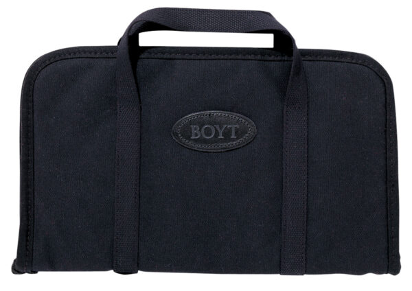 Boyt Harness 0PP640003 Rectangular Pistol Rug Black Canvas Holds Handgun — view 1